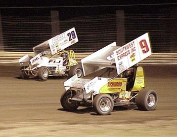 Wright (9) and Rilat (29) battle in the feature