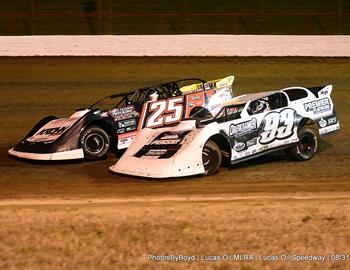 Lucas Oil Speedway (Wheatland, MO) – Lucas Oil Midwest Late Model Racing Association (MLRA) – 10th Annual Ron Jenkins Memorial – August 30-31, 2024. (Todd Boyd photo)