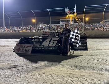 Chase Holland wins at Magnolia Motor Speedway (Columbus, MS) on July 3, 2024.