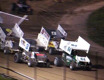 Racing to the green flag in the A Feature