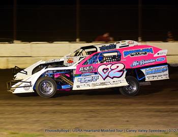 Caney Valley Speedway (Caney, KS) – USRA Heartland Modified Tour (HMT) – July 27, 2024. (Todd Boyd photo)