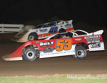 Marshalltown Speedway (Marshalltown, IA) – Malvern Bank East & West Series – Dale DeFrance Memorial – August 22nd, 2025. (Mike Ruefer Photo)