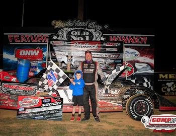 Old No. 1 Speedway (Harrisburg, AR) – COMP Cams Super Dirt Series – Cow Patty – April 6th, 2024. (Turn 3 images photo)