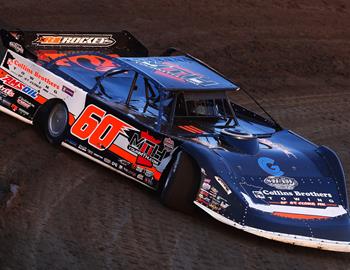 Farmer City Raceway (Farmer City, IL) – World of Outlaws Late Model Series – Illini 100 – April 11th-12th, 2025. (Josh James Artwork)