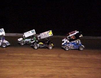 A pack of cars in the Feature at SWA