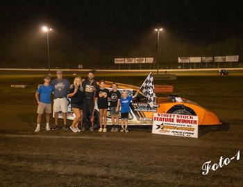 Shay Knight won the CRUSA Street Stocks feature at Magnolia Motor Speedway on August 24