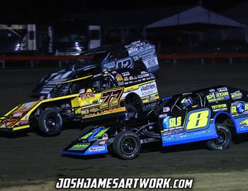 Farmer City Raceway (Farmer City, IL) – MARS Modified Championship – Illini 100 – April 12th-13th, 2024. (Josh James photo)