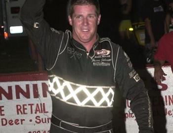 Jason Johnson celebrates his Daniel McMillin Memorial victory