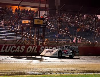 Lucas Oil Speedway (Wheatland, MO) – Lucas Oil Midwest LateModel Racing Association – Ron Jenkins Memorial – September 3rd, 2022. (Todd Boyd photo)