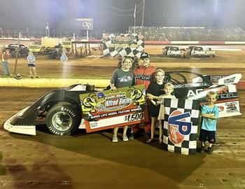 Sam Seawright scored the Alfred Gurley Memorial win at Talladega Short Track (Eastaboga, Ala.) on Saturday, July 22.