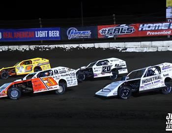Fairbury Speedway (Fairbury, IL) – Summit DIRTcar Modified Nationals – 35th Annual Prairie Dirt Classic – July 25-26 2025. (Josh James Artwork photo)