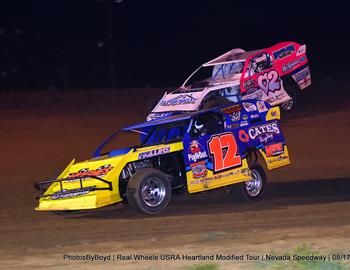 Nevada Speedway (Nevada, MO) – USRA Heartland Modified Tour (HMT) – August 17, 2024. (Todd Boyd photo)