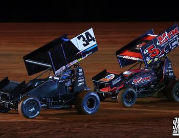 I-75 Raceway (Sweetwater, TN) – United Sprint Car Series – November 1st-2nd, 2024. (Josh James Artwork)