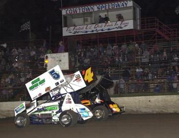 Gary Taylor (5*) and Eric Baldaccini (b4) on the front row of the feature