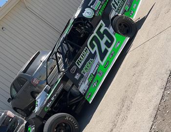 Cody Thompsons ride for the 2023 IMCA Super Nationals at Boone Speedway (Boone, IA).