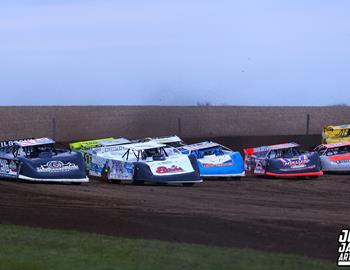 Cedar County Raceway (Tipton, IA) – MARS Late Model Championship Series – Hawkeye Land 40 – April 17th, 2025. (Josh James Artwork)