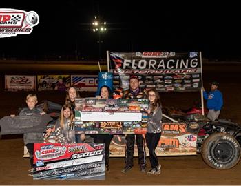 Boothill Speedway (Greenwood, LA) – Comp Cams Super Dirt Series – Ronny Adams Memorial – March 10th-11th, 2023. (Turn 3 photo)