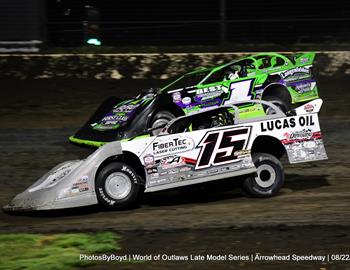 Arrowhead Speedway (Colcord, OK) – World of Outlaws Real American Beer Late Model Series – Sooner State Showdown – August 22nd-23rd, 2025. (Todd Boyd photo)