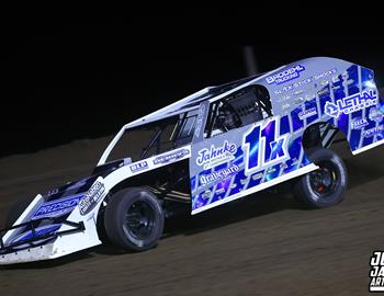Cedar County Raceway (Tipton, IA) – Hawkeye Land 40 – April 17th, 2025. (Josh James Artwork)