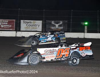 Shelby County Speedway (Harlen, IA) – Malvern Bank East / West Series – Rallen Zeitner Memorial – July 13th, 2024. (Mike Ruefer Photo)