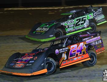 Brownstown Bullring (Brownstown, IL) – MARS Late Model Championship Series – Brownstown 100 – September 13th, 2024. (Josh James photo)