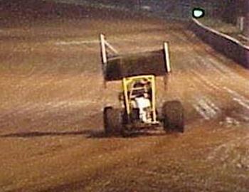 Rilat races down the frontstretch