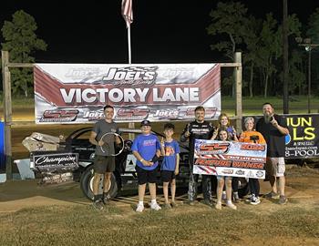 Chase Holland wins at Sabine Speedway (Many, LA) on September 20th, 2024.