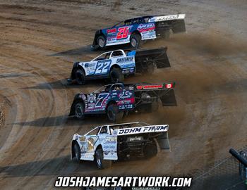 Eldora Speedway (Rossburg, OH) – Dirt Late Model Dream – June 9th-12th, 2021. (Josh James Artwork)