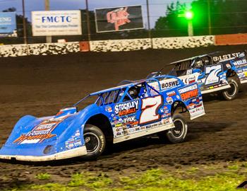 Shelby County Speedway (Harlan, IA) – Lucas Oil Late Model Dirt Series – Kosiski Family 53 – July 16th, 2024. (Heath Lawson photo)