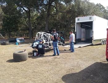 Sam and the team getting ready for Volusia...