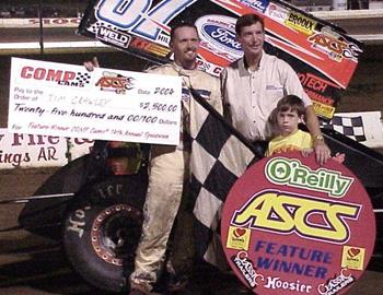 Tim Crawley in victory lane