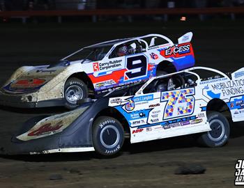 Farmer City Raceway (Farmer City, IL) – World of Outlaws Late Model Series – Illini 100 – April 11th-12th, 2025. (Josh James Artwork)