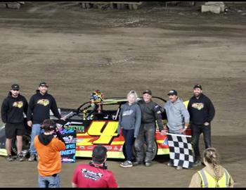 Charles Field wins Night 1 of the UMP Late Model Shootout at Buxton Speedway on October 4