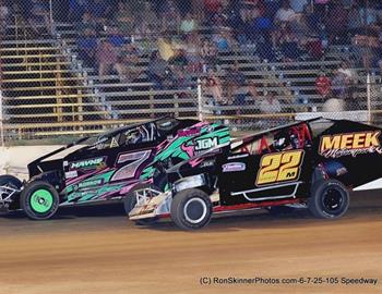 105 Motor Speedway (Cleveland, TX) – Southern States Modified Series –  August 16th, 2025. (Ron Skinner photo)