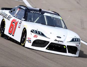 Chad Finchum in action at Las Vegas Motor Speedway.
