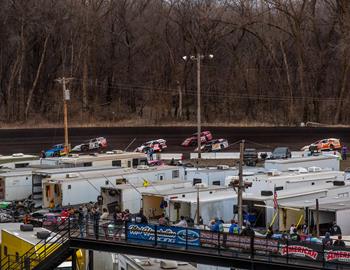 Hamilton County Speedway (Webster City, IA) – United States Modified Touring Series (USMTS) – 15th Annual Spring Classic – April 11-12, 2025. (RacinDirt.com photo)