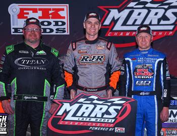 Peoria Speedway (Peoria, IL) – MARS Late Model Championship Series – Garry Swibold Memorial – April 26th, 2025. (Josh James Artwork)