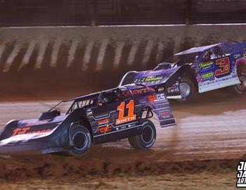 The Dirt Track at Charlotte (Concord, N.C.) – World of Outlaws Case Late Model Series – World Finals – November 6th-9th, 2024. (Josh James Artwork)