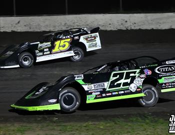 Tri-City Speedway (Granite City, IL) – Midwest Auto Racing Series (MARS) Late Model Championship – May 23, 2025. (Josh James Artwork photo)