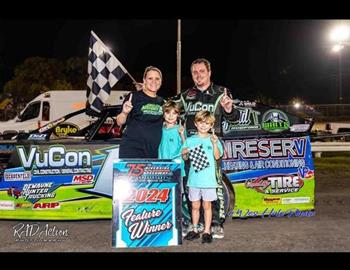 Dillon Knight collected Modified win #8 of the season at Riverside Speedway on September 21