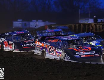 Farmer City Raceway (Farmer City, IL) – World of Outlaws Late Model Series – Illini 100 – April 11th-12th, 2025. (Josh James Artwork)