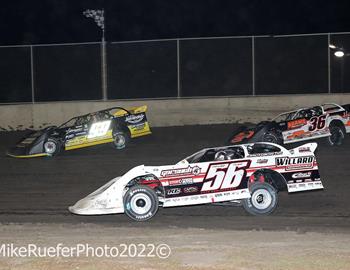 Tri-City Speedway (Granite City, IL) – Lucas Oil Midwest LateModel Racing Association (MLRA) – Championship Weekend – October 14th-15th, 2022. (Mike Ruefer photo)