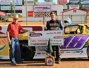 Swainsboro Raceway (Swainsboro, GA) – Pine Tree 100 – May 7th, 2023. (Richard Barnes photo)