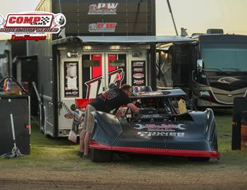 Magnolia Motor Speedway (Columbus, MS) – COMP Cams Super Dirt Series – Cotton Pickin – October 11-12, 2024. (Turn 3 images photo)
