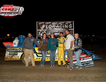 Brian Rickman won the opening round of the 16th annual Gumbo Nationals on Friday night aboard his No. 90 XR1 Rocket Chassis. The COMP Cams Super Dirt Series (CCSDS) Super Late Model win was worth $4,000.