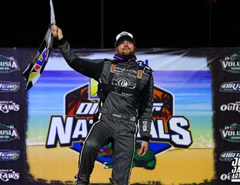 Volusia Speedway Park (Barberville, FL) – DIRTcar Nationals – February 10th-15th, 2025. (Josh James Artwork)