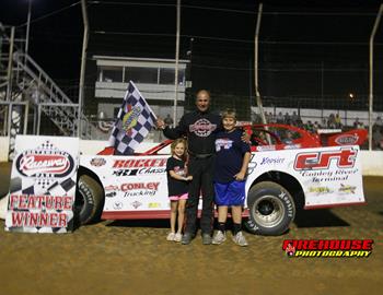 RJ Conley topped the Super Late Model action at Portsmouth (Ohio) Raceway Park on Saturday, August 5.