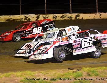 Humboldt Speedway (Humboldt, KS) – USRA Heartland Modified Tour – Battle at the Bullring – April 11th-13th, 2024. (Todd Boyd photo)