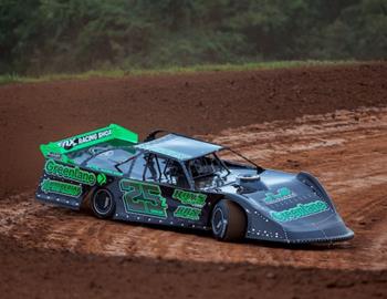 Mason Zeigler led every circuit of the $10,000-to-win Super Late Model event at Lernerville Speedway (Sarver, Pa.) on Friday, August 11 to collect his second win of the 2023 season. (Jason Brown/WRTSpeederx.com image)