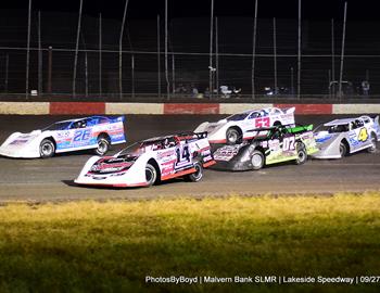 Lakeside Speedway (Kansas City, KS) – Malvern Bank West Series – September 27th, 2024. (Todd Boyd photo)